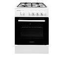 Газова плита GRUNHELM G4F5600W 50см біла