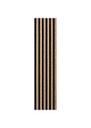 Панель Woodline WL 2700*300 чорний/дуб світлий