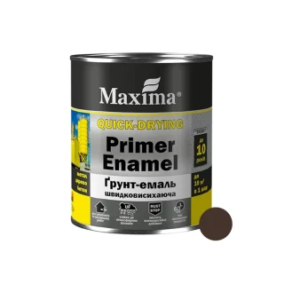 Грунт-емаль швидковис. MAXIMA т.-кор  0,75кг