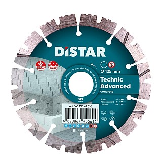 Диск ал. Дістар 125*11*22,23 technic advanced 0848