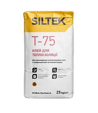 Клей д/термоізоляції Siltek Т-75 25кг