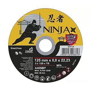 Диск відрізний по мет/нерж.сталі NINJA 180/2