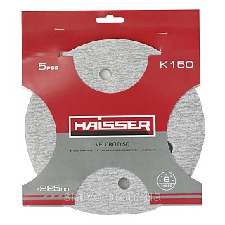 Диск шліфув.самокл  HAISSER 125мм к150  5315314