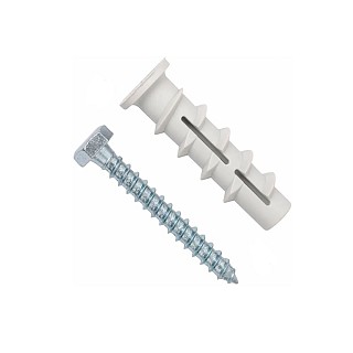 Дюбель для газобетона 10*50 М6 нейлон