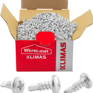 WM3,5*9,5 Самонаріз з бур. цинк 1000шт.ПАЧКА KSTEX