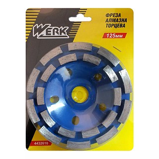 Фреза алмазна 125*22,23  WERK  WE110131