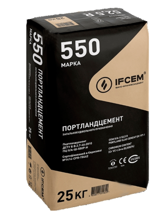 Цемент Івано-Франківський ПЦ-2 550марка 25кг.
