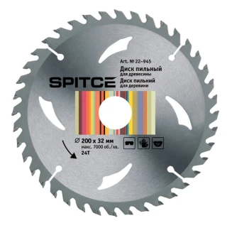 Диск пил 200 (24Т 32мм) 22-945 SPITCE