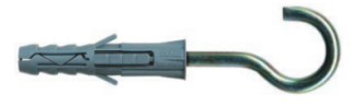 Дюбель розпірний з гаком півкр. 6*30(3*55)WX-6