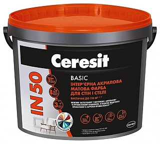 Фарба в/е Ceresit СТ/IN-50 акрил/мат BASIC 5л