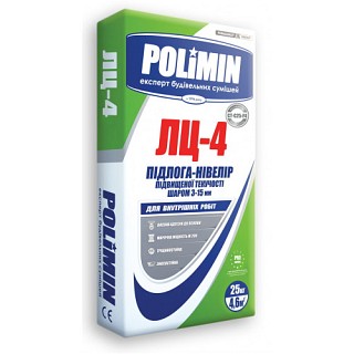 Суміш самовирів.Polimin  ЛЦ-4 25кг.3-15мм