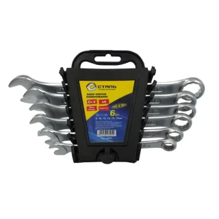 Набір ключів комбінованих 6шт. сталь 55325