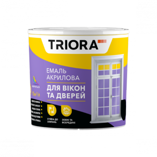 Фарба Triora д/вікон, дверей біла 2,5л