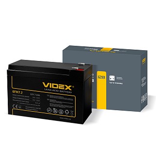 Акумулятор Videx 12V/7.2 Ah