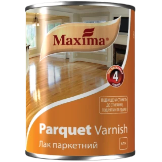 Лак паркетний Maxima 0.75л алкідно-урет. мат