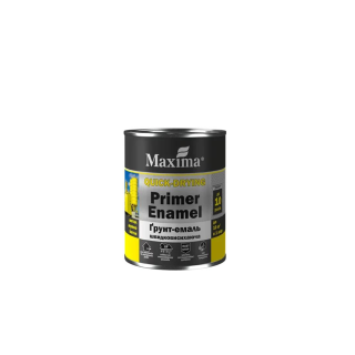 Грунт-емаль швидковис. MAXIMA чорна 0,75кг