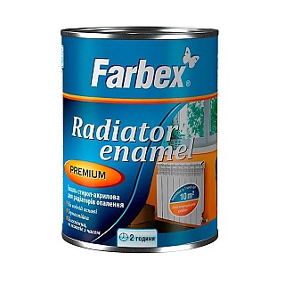Фарба д/радіат. акрил Farbex 0,3кг