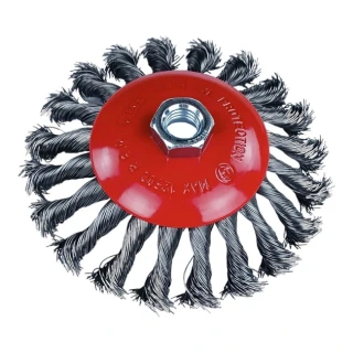 Щітка конусна 115мм M14 плет. проволока  WE7132642
