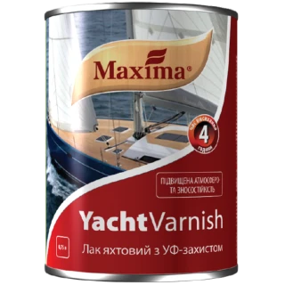 Лак яхтовий алкідно-урет. глянс.  MAXIMA 0.75л