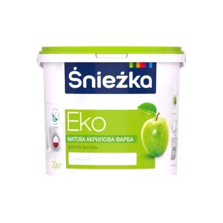 Фарба в/е Снєжка Еко Сніжнобіла 15л (20кг)