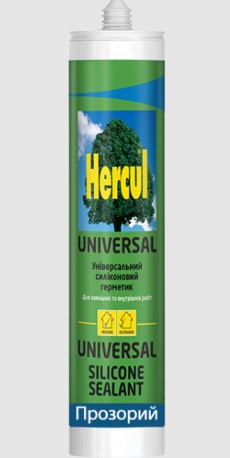Силікон Hercul 280мл.саніт.прозорий