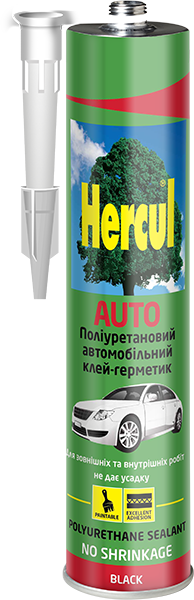 Герметик-поліур Hercul Auto білий 280мл