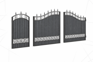 Ворота з каліткою  №5 7024 МАТ  (3,60*0,90)