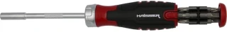 Викрутка з тріскачкою/бітами 12в1 HAISSER 49137