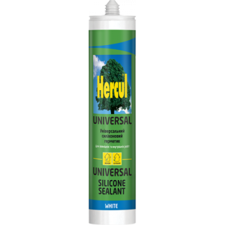 Силікон Hercul 280мл.універс.білий
