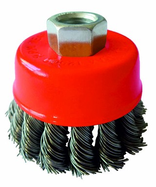 Щітка торцева плет. проволока 85мм М14 WE 7132681