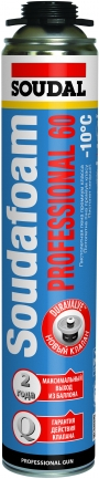 Піна  SOUDAL FOAM Gun P60 зима 750мл