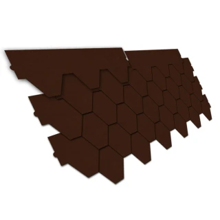 Біт.чер Shingles Hexler трап. коричн. 3м2