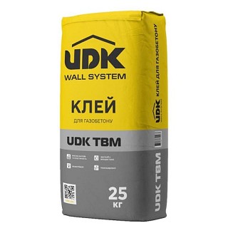 Клей для газоблоку UDK 25кг