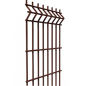 Сітка-секція "Еко Кол"оц+ПВХ 1,50/2,5м 3/4 RAL8017