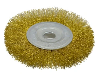 Щітка-крацовка дискова латунь 100*16 18-052 Spitse