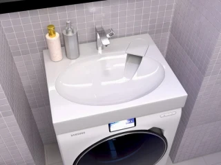 Умивальник над пральну машину OCEAN NEW 60*50