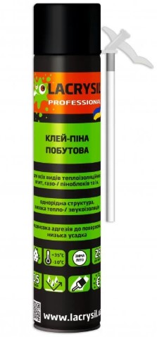 Піна-клей LACRYSIL трубка 800мл.