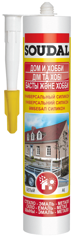 Герметик/силікон  SOUDAL унів. прозор. 280мл