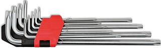 Набір ключів TORX Т10-Т50 9 шт подовж 49-141
