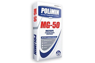 Суміш штук. POLIMIN MG-50 30кг (Ротбанд)