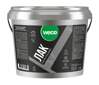 Лак панельний WECO напівмат 3л