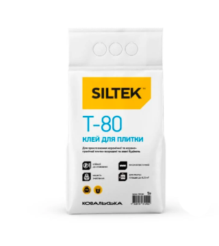 Клей д/плитки Siltek Т-80 5кг