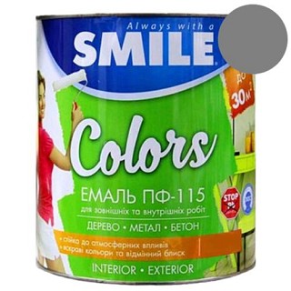 ъФарба SMILE ПФ-115 2,8л сіра