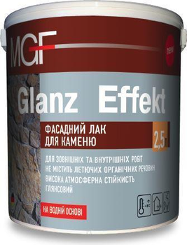 Лак по каменю MGF Glanz Effekt 2,5л