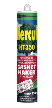 Силікон Hercul Термо НТ350 червоний 280мл (+300С)