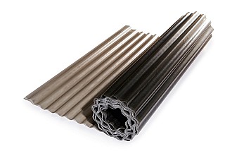 Шифер гофра бронза 2м, 0,6мм