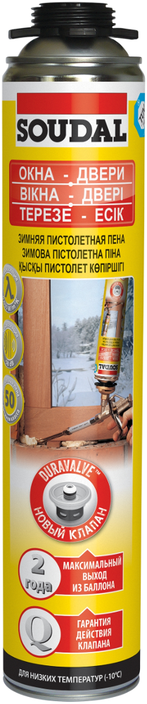 Піна-клей Soudal soudabond 750мл Бельгія (зима)