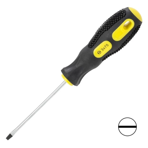 Викрутка SIGMA SL3*75мм CrV  (4006301)