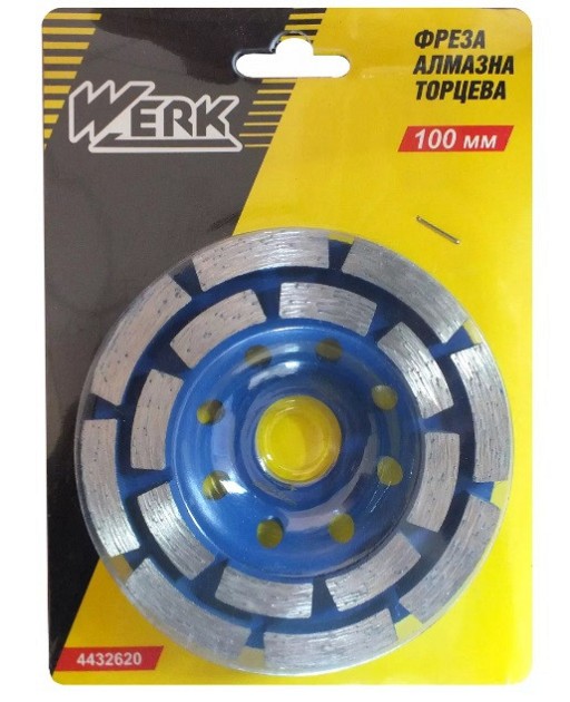 Фреза алмазна 100*22,23  WERK 4432620