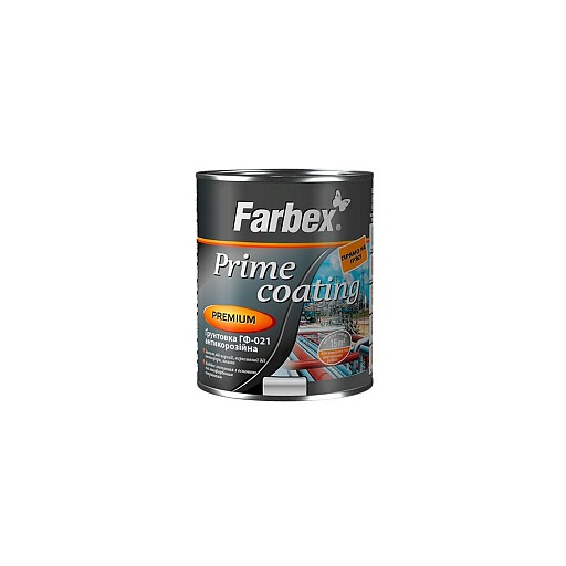 Грунтовка ГФ-021 чорна антикор. FARBEX 0,9кг